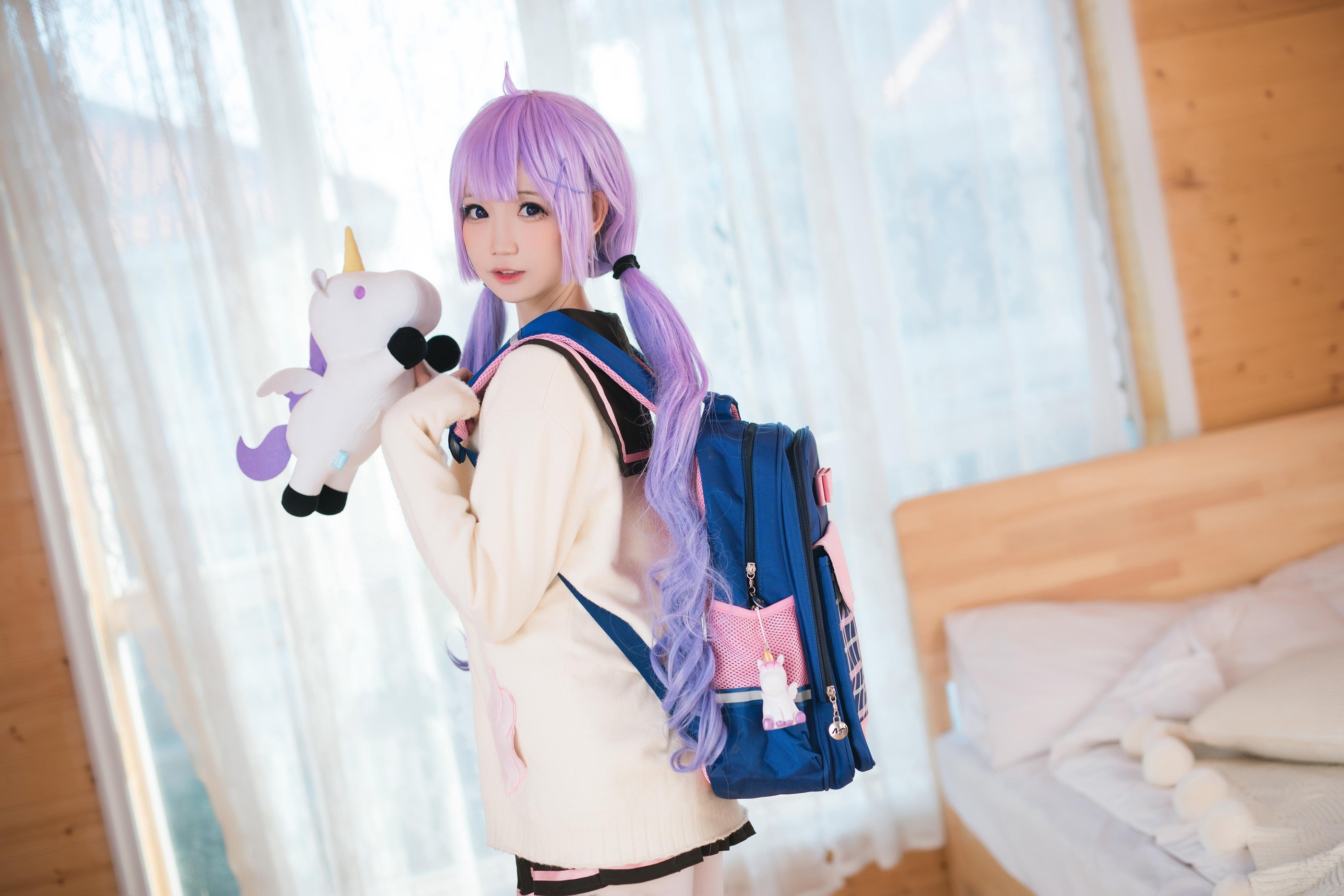 图片[1]-焖焖碳 – NO.051 独角兽JK制服[21P]-XikXak